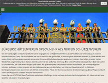 Tablet Screenshot of bsv-orsoy.de